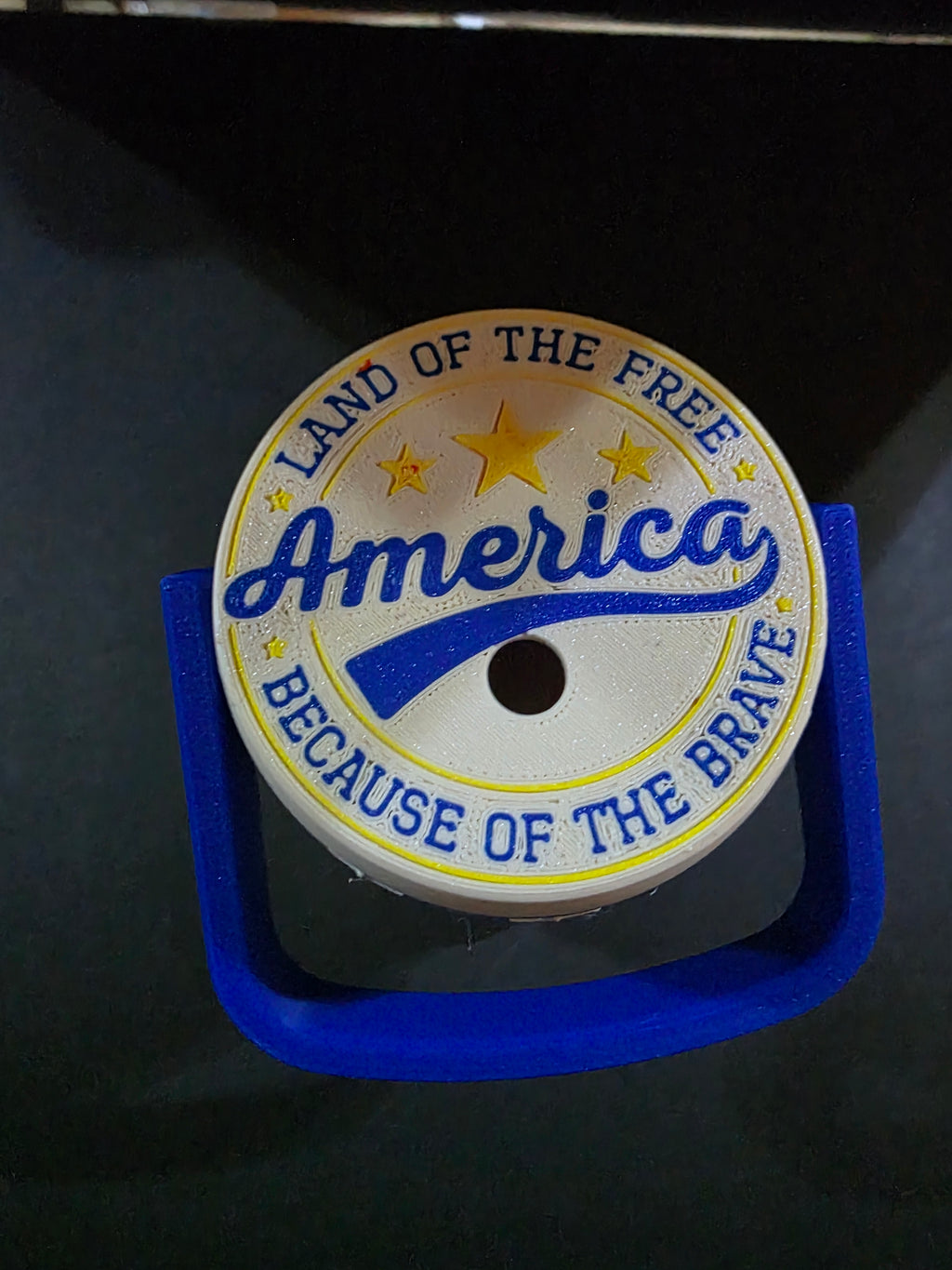 Amarican flag can koozie